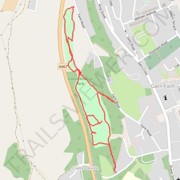 Trevor Rowson Park Loop trail, distance, elevation, map, profile, GPS track