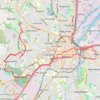 Forth Meadows Greenway, Belfast trail, distance, elevation, map, profile, GPS track