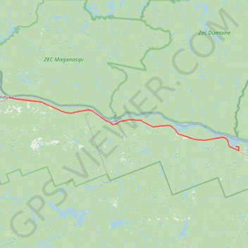 Mattawa - Stonecliffe trail, distance, elevation, map, profile, GPS track