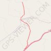 Gravel Route: W Sugar Creek Rd to Caney Hollow Rd trail, distance, elevation, map, profile, GPS track