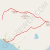 Munro hillwalk Gleouriach and Spidean Mialach trail, distance, elevation, map, profile, GPS track