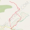 Afternoon hike at Winston Peak trail, distance, elevation, map, profile, GPS track