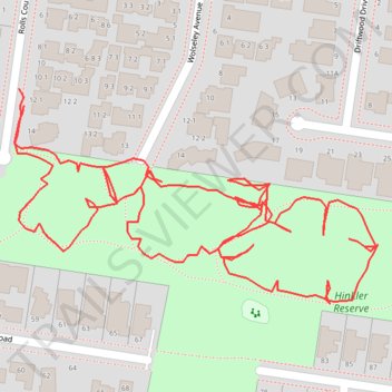Hinkler wet walk trail, distance, elevation, map, profile, GPS track