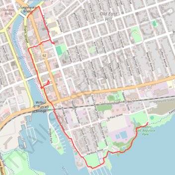 Walk - Belleville Shoreline trail, distance, elevation, map, profile, GPS track