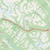 Mount Robson Provincial Park - Jasper trail, distance, elevation, map, profile, GPS track